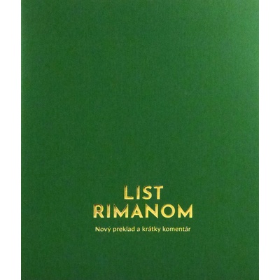 List Rimanom - Nový preklad a krátky komentár