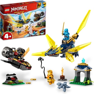 LEGO® NINJAGO® 71798 Nya a Arin v súboji s dračím mláďaťom
