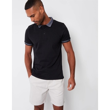 Threadbare Блуза с яка Threadbare Men's TB Shandy Short-Sleeve Polo Shirt - Black