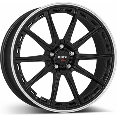 DOTZ Sonoma 9.5x20 5x112 ET20 black matt polished lip