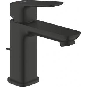 GROHE Смесител за мивка Grohe Cubeo S, едноръкохватков, черен мат, с вентил Pop-Up (1017302430)