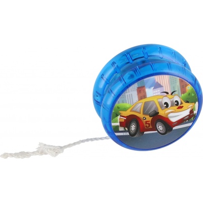 Teddies Jojo dopravní prostředky svítící plast 6cm modrá