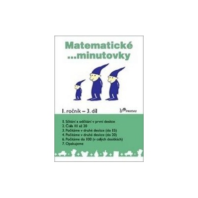 Matematické minutovky pro 1. ročník 3. díl