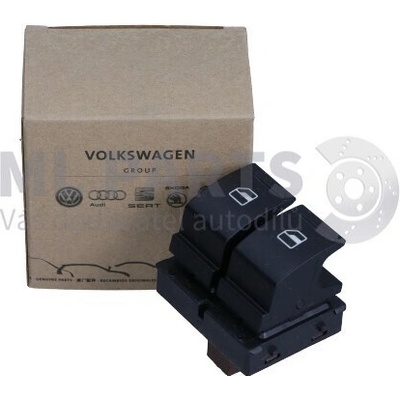 Spínač ovládání oken ŠKODA OEM Originál 1Z0959858REH