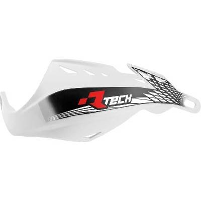 RACETECH kryty rukojetí GLADIATOR EASY, barva bílá (s uchycením na řídítka 22,2mm a 28,6mm)