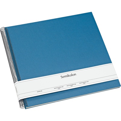 Semikolon Фотоалбум Uni Economy с бели карти голям син (364033)
