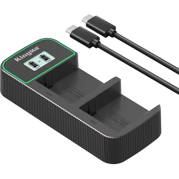 KingMa Двойно зарядно PD3.0 LCD NP-F550/750/950 USB Fast Charger за Sony видео