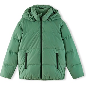 Reima Детско пухено яке Reima Kid's Down Jacket Paimio Down jacket - Green Clay - размер 134 (EU) (703-4026-0616)