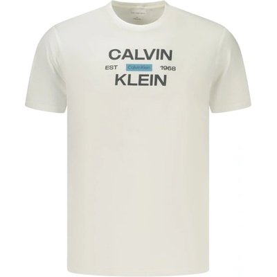 Calvin Klein Мъжка тениска с къс ръкав calvin klein, Размер m, Цвят Бял (lv04rg805g_biyaf)
