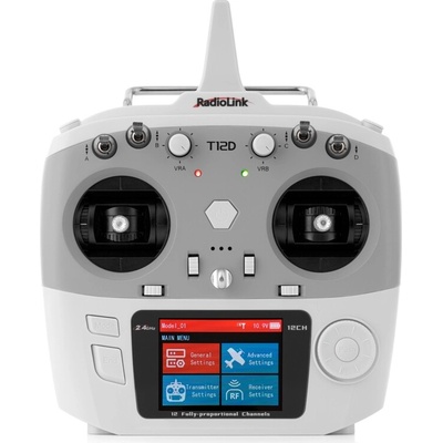 RadioLink Vysielač T12D s prijímačom R12F