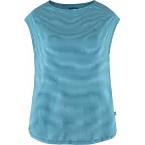 Fjällräven Дамска тениска Fjällräven Women's High Coast Cool T-Shirt - Dawn Blue (116-7883-0413)