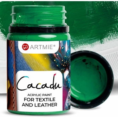 Artime Cacadu farby na textil a kožu 50 ml 12 špeciálna zelená