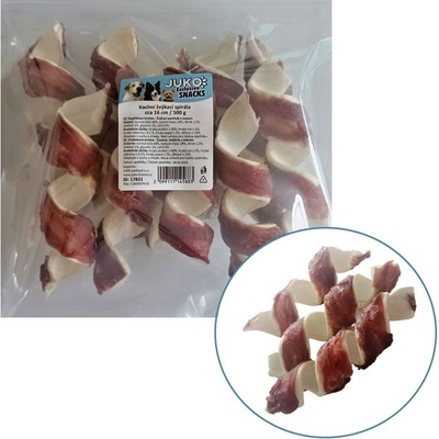 JUKO Snacks Žuvacia špirála kačacie 16 cm 500 g