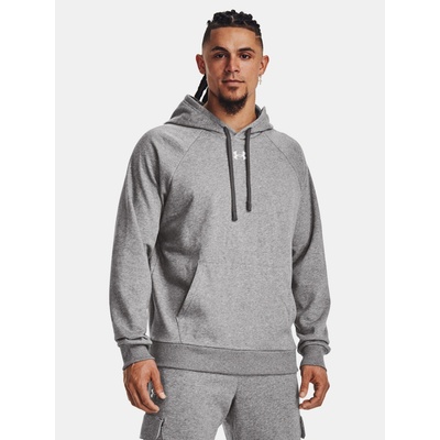 Under Armour UA Rival Fleece Hoodie šedá