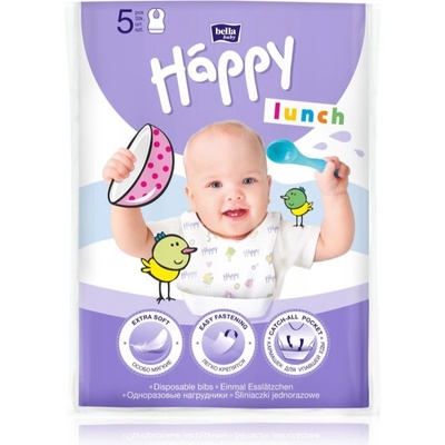 Bella Baby jednorázové bryndáčky Happy Lunch 5 ks – Zboží Dáma