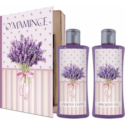 Bohemia Gifts & Cosmetics Kniha sprchový gél 250 ml + olej do kúpeľa 250 ml kozmetická sada