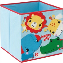 Arditex Úložný box Fisher Price zvířátka modrý 31 x 31 x 31