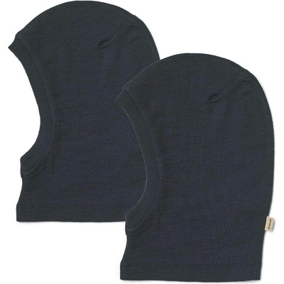 Kukla z merino vlny 2 kusy modrá navy Kim 26 WHEAT