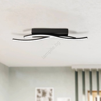 EGLO 31226 - LED Плафониера ALBORAYA LED/10, 8W/230V 3000K черен (EG31226)