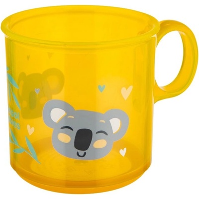 Canpol Чаша с дръжка и нехлъзгащо се дъно Canpol - 170 ml, 12 м+, жълта (2/100_yel)