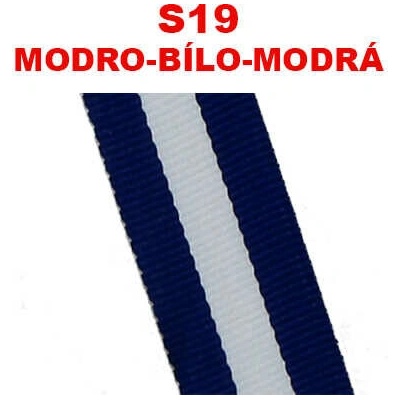 Stuha modro-bílo-modrá