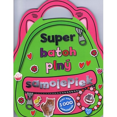 Super batoh plný samolepek