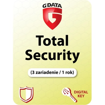 G Data Total Security 3 lic. 12 mes.