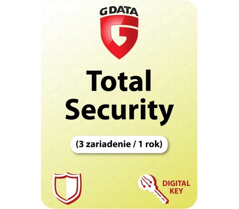 G Data Total Security 3 lic. 12 mes.