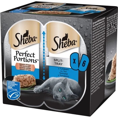 Sheba Perfect Portions s tuniakom 3 x 75 g