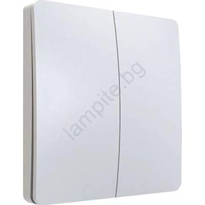 GREENLUX Бял кинетичен безжичен ключ 2p ip67 (gxls752)