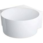 Omnires Ovo M+ - Ъглова вана 120х120 см бяла OVO120WNBP (OVO120WNBP)