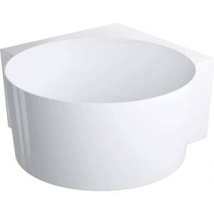 Omnires Ovo M+ - Ъглова вана 120х120 см бяла OVO120WNBP (OVO120WNBP)