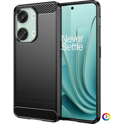 OnePlus Nord 3 Удароустойчив Carbon Fiber Калъф и Протектор