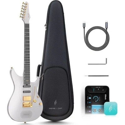 ENYA MUSIC Inspire Ozielzinho Cust Midnight Gray Електрическа китара