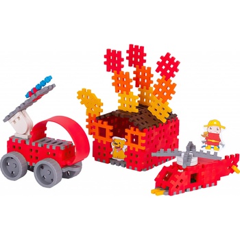 Marioinex MINI Waffle Blocks Fireman střední sada