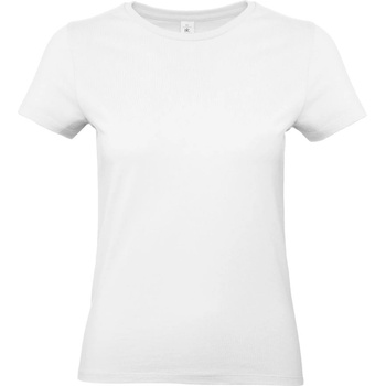 B&C Collection B&c 190 / Дамска тениска от плътен памук - бяла l (01004t00103)