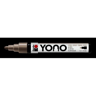 Marabu YONO akrylový popisovač 1,5-3 mm - pastelově šedý