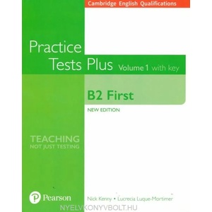 Cambridge English Qualifications: B2 First Practice Tests Plus Volume 1 with key (ISBN: 9781292208756)