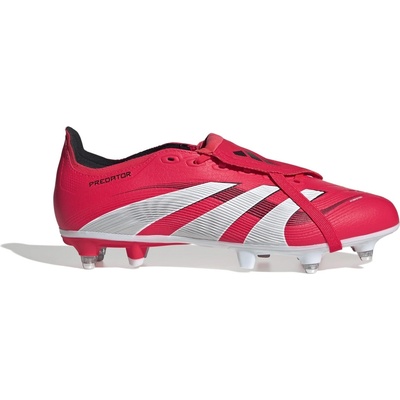 Adidas Футболни бутонки Adidas Predator League Fold-Over Tongue Soft Ground Football Boots - Red/White