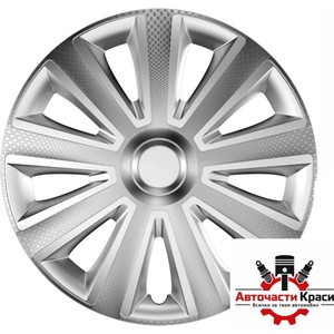 Versaco Тасове за джанти 15'' Versaco Carbon Aviator - Silver (56352) - avtochastikrasi