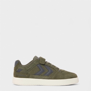 Image 1 of Hummel Маратонки Hummel Kids' Power Suede Low-Top Trainers - Dusty Olive