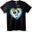 NOONEBRAND Тениска Powerpuff Bubbles Сърце - XL, Black