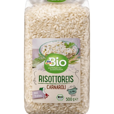 dmBio bio dlouhozrnná rýže risotto Carnaroli 0,5 kg