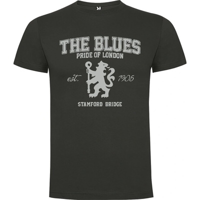 Superfutbal detské tričko The Blues tmavo sivé