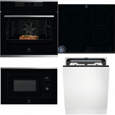 Set Electrolux KOEBP39X + LIR60433B + LMS2203EMX + EEM69410L