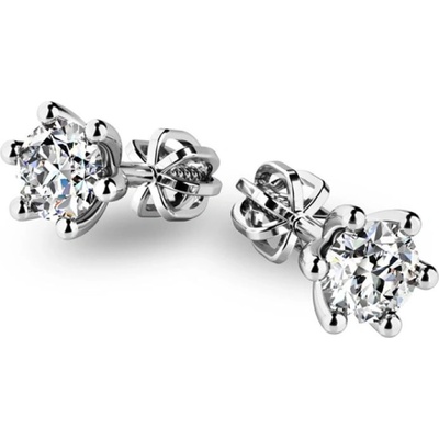 Pattic briliantové náušnice z bílého zlata G10886B04