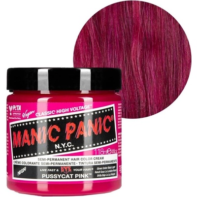 Manic Panic Klasická barva na vlasy High Voltage Pussycat Pink (Růžová)