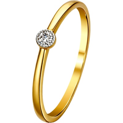 Zlaton Prsten žluté zlato s diamantem 000550812238
