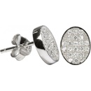 Pattic náušnice strieborné s krystaly ITS3323004S