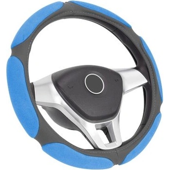 Image 1 of Калъф за волан от еко кожа 38см - Race - син цвят